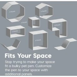 IRIS USA Dog Playpen 2-Panel Add-On, 24-in, White 15 IRIS USA Dog Playpen 2-Panel Add-On, 24-in, White -Dog Supplies Shop 65443 PT6. AC SS1800 V1680729845
