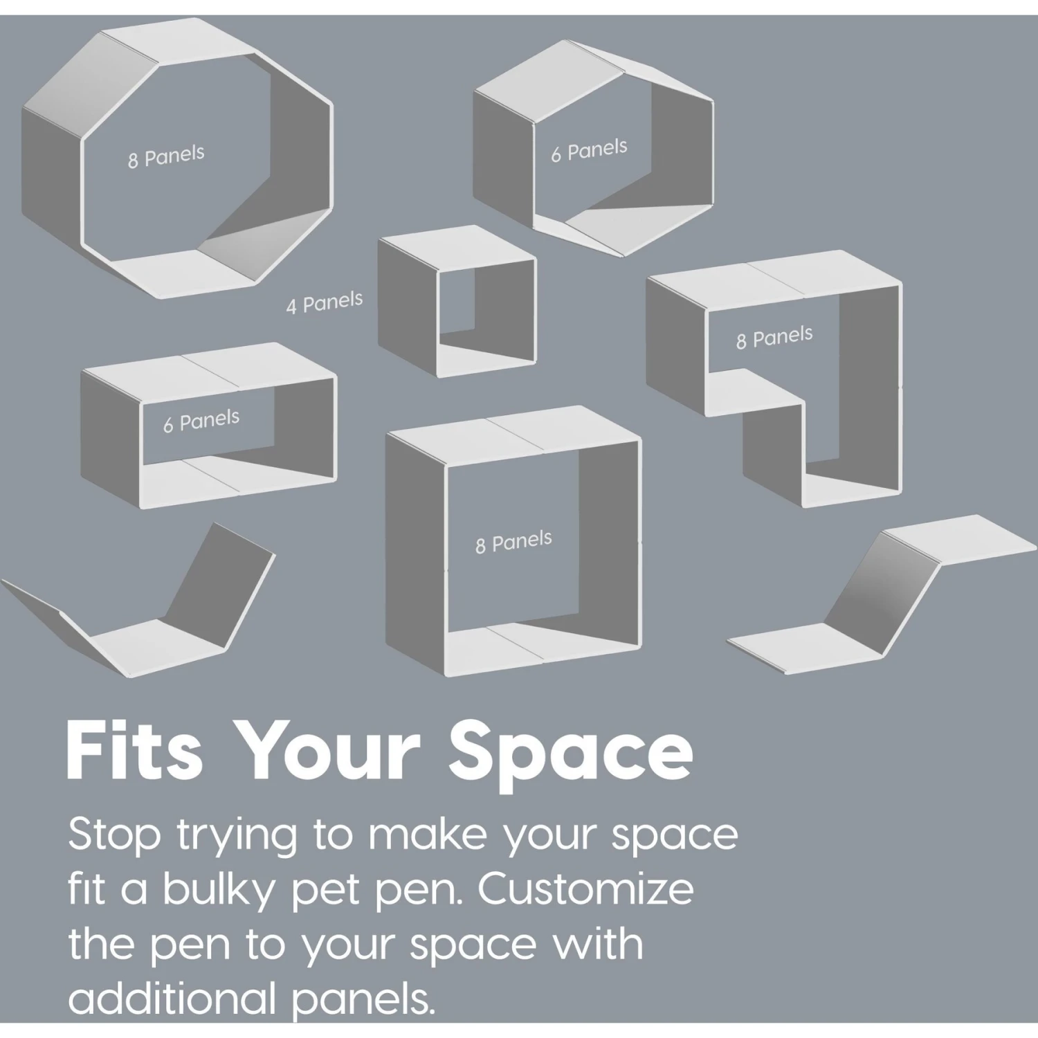 IRIS USA Dog Playpen 2-Panel Add-On, 24-in, White 9 IRIS USA Dog Playpen 2-Panel Add-On, 24-in, White - Image 7