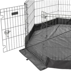 MidWest Canvas Dog Exercise Pen Base Cover Accessory, Octagonal Configuration, Black -Dog Supplies Shop 655486 PT4. AC SS1800 V1667598196