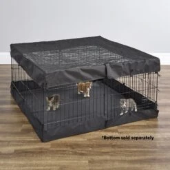MidWest Exercise Pen Top Fabric Mesh Sunscreen Accessory, Square Configuration, Black 14 MidWest Exercise Pen Top Fabric Mesh Sunscreen Accessory, Square Configuration, Black -Dog Supplies Shop 655502 PT4. AC SS1800 V1667598352