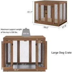 Unipaws Furniture Style With Tray Dog Crate 14 Unipaws Furniture Style With Tray Dog Crate -Dog Supplies Shop 661070 PT5. AC SS1800 V1666297281