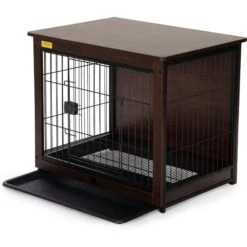 Coziwow Furniture Style Dog Crate With Removable Tray, Walnut -Dog Supplies Shop 661310 PT4. AC SS1800 V1669098634