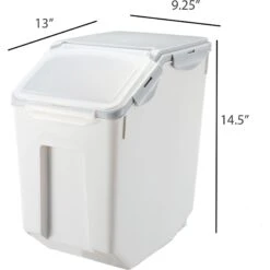 Hanamya Container With Measuring Cup Dog & Cat Food Storage -Dog Supplies Shop 665774 PT3. AC SS1800 V1665527415