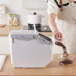 Hanamya Container With Measuring Cup Dog & Cat Food Storage -Dog Supplies Shop 665774 PT4. AC SS1800 V1665525825