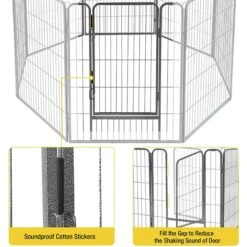 Aivituvin AIR51 Exercise Outdoor & Indoor Portable Dog Playpen, Large -Dog Supplies Shop 667302 PT2. AC SS1800 V1665526933