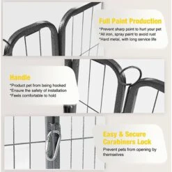 Aivituvin AIR51 Exercise Outdoor & Indoor Portable Dog Playpen, Large -Dog Supplies Shop 667302 PT3. AC SS1800 V1665526074