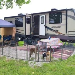 Aivituvin AIR51 Exercise Outdoor & Indoor Portable Dog Playpen, Large -Dog Supplies Shop 667302 PT4. AC SS1800 V1665526009