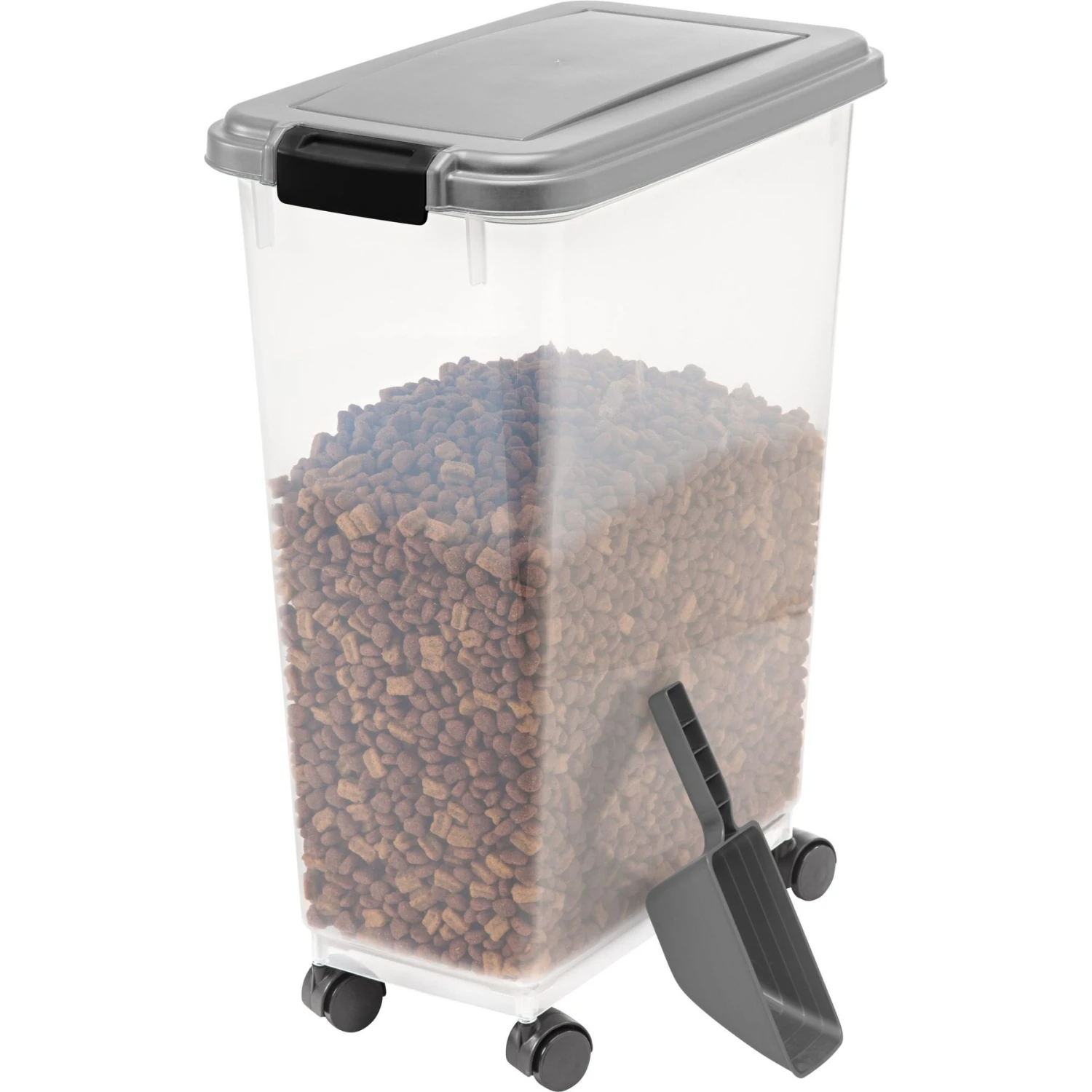 IRIS Airtight Cat, Dog & Bird Food Storage Container With Attachable Casters 3 IRIS Airtight Cat, Dog & Bird Food Storage Container With Attachable Casters