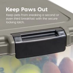 IRIS Airtight Cat, Dog & Bird Food Storage Container With Attachable Casters 14 IRIS Airtight Cat, Dog & Bird Food Storage Container With Attachable Casters -Dog Supplies Shop 677342 PT5. AC SS1800 V1686072031