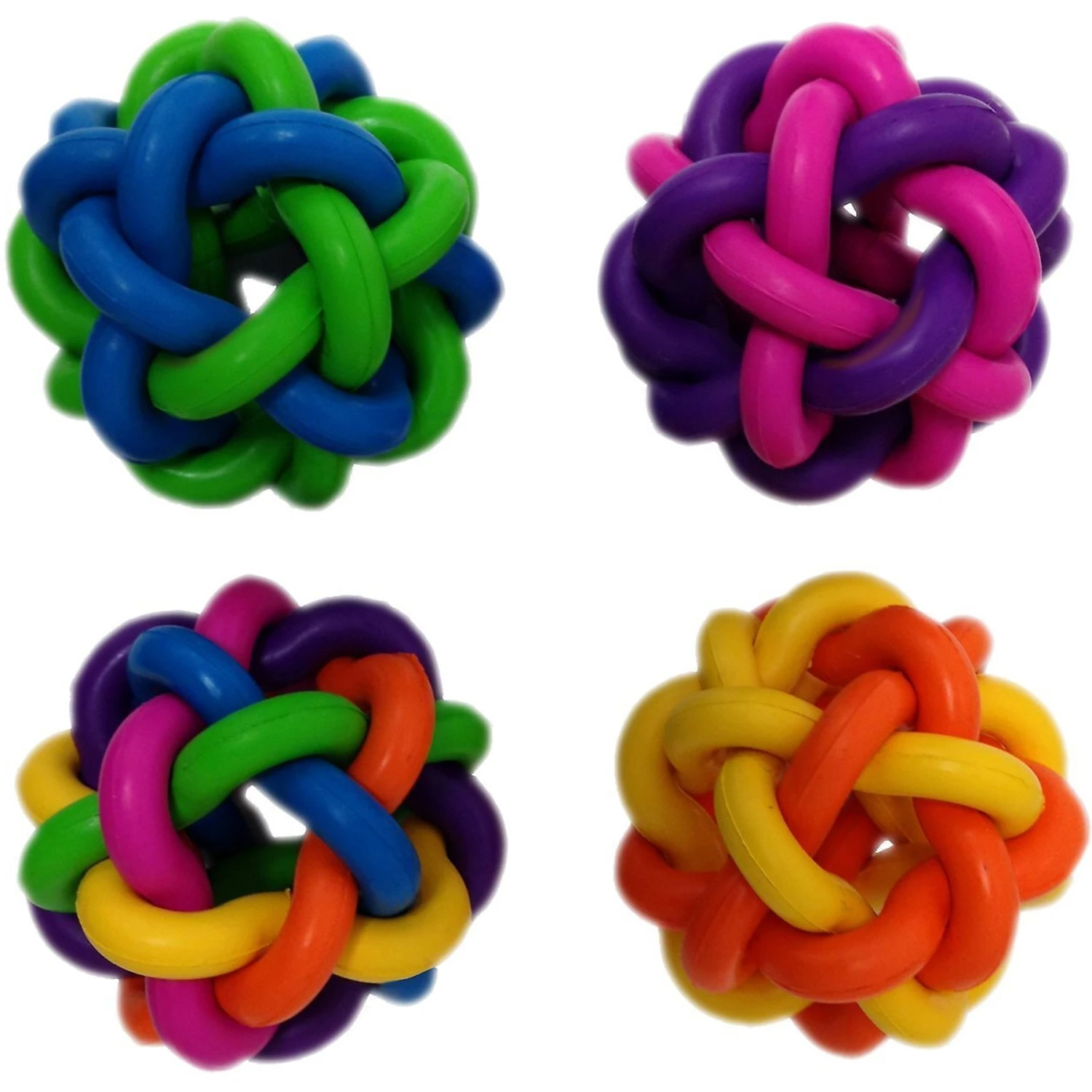 Multipet Nobbly Wobbly Ball Dog Toy, Color Varies 5 Multipet Nobbly Wobbly Ball Dog Toy, Color Varies - Image 3
