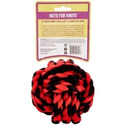 Multipet Nuts For Knots Ball Dog Toy, Color Varies -Dog Supplies Shop 68144 PT2. AC SS1800 V1530911463