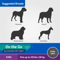 Coolaroo On The Go Elevated Cat & Dog Bed With Removable Cover -Dog Supplies Shop 696990 PT6. AC SS1800 V1667864571