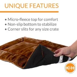 K&H Pet Products Self-Warming Dog Crate Pad, Mocha -Dog Supplies Shop 69728 PT2. AC SS1800 V1692210114