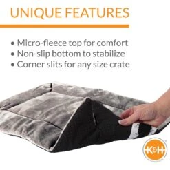 K&H Pet Products Self-Warming Dog Crate Pad, Gray 12 K&H Pet Products Self-Warming Dog Crate Pad, Gray -Dog Supplies Shop 69734 PT2. AC SS1800 V1683565935