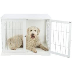 TRIXIE Wood & Wire Furniture Side Table Pet Crate, Large -Dog Supplies Shop 701486 PT2. AC SS1800 V1668550640
