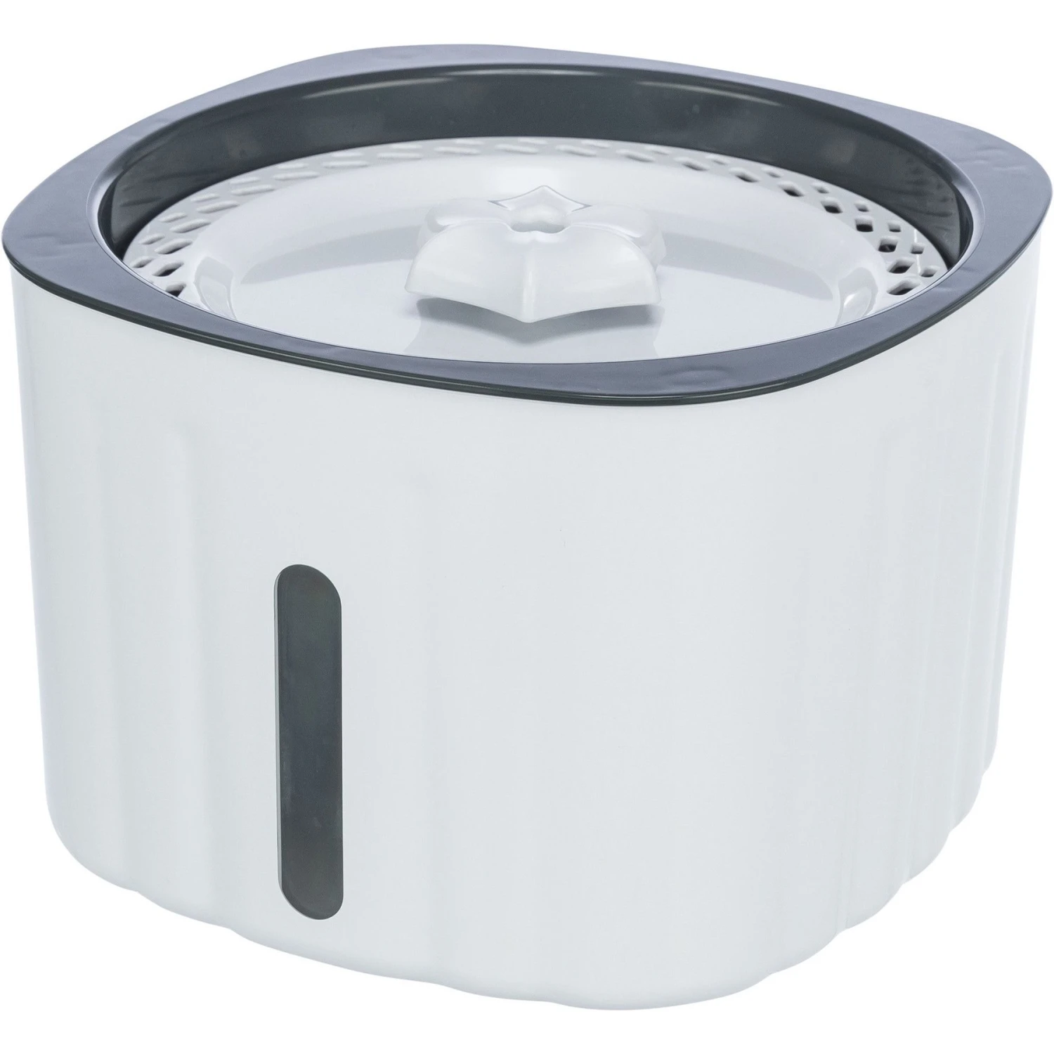 TRIXIE Flower Cat & Dog Water Fountain, White/Gray, 68-oz 5 TRIXIE Flower Cat & Dog Water Fountain, White/Gray, 68-oz - Image 3