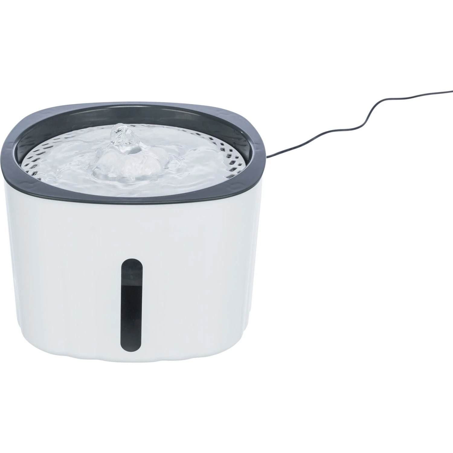 TRIXIE Flower Cat & Dog Water Fountain, White/Gray, 68-oz 7 TRIXIE Flower Cat & Dog Water Fountain, White/Gray, 68-oz - Image 5