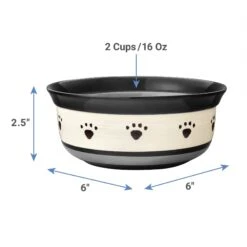PetRageous Designs Metro Deep Ceramic Dog & Cat Bowl 7 PetRageous Designs Metro Deep Ceramic Dog & Cat Bowl -Dog Supplies Shop 70289 PT1. AC SS1800 V1598623098