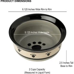 PetRageous Designs Metro Deep Ceramic Dog & Cat Bowl 8 PetRageous Designs Metro Deep Ceramic Dog & Cat Bowl -Dog Supplies Shop 70289 PT3. AC SS1800 V1628185625