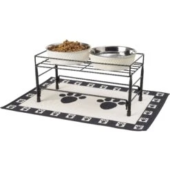 PetRageous Designs Set The Table Non-Skid Pet Bowl Wire Stand -Dog Supplies Shop 70410 PT6. AC SS1800 V1660341412