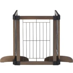 MyPet Wide Versa-Lock Freestanding Cat & Dog Gate, Woodtone -Dog Supplies Shop 711822 PT4. AC SS1800 V1670437163