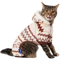 Frisco Fairisle Cozy Plush Fleece Dog & Cat PJs, Cream -Dog Supplies Shop 719006 PT2. AC SS1800 V1692193106