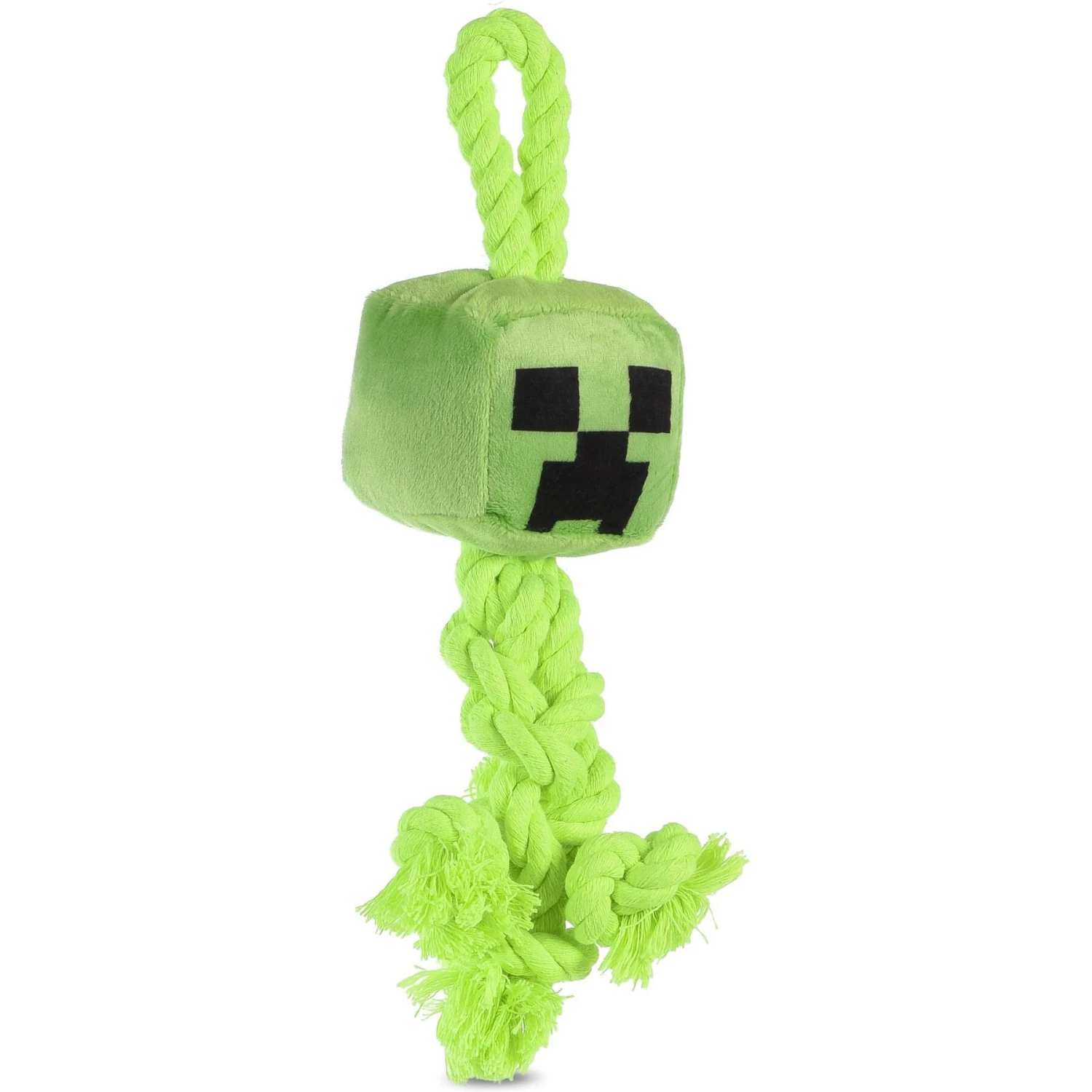 Fetch For Pets Minecraft Creeper Rope Squeaky Dog Toy 4 Fetch For Pets Minecraft Creeper Rope Squeaky Dog Toy - Image 2