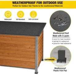 Aivituvin Wooden Heavy Duty Dog House -Dog Supplies Shop 734502 PT4. AC SS1800 V1670601218