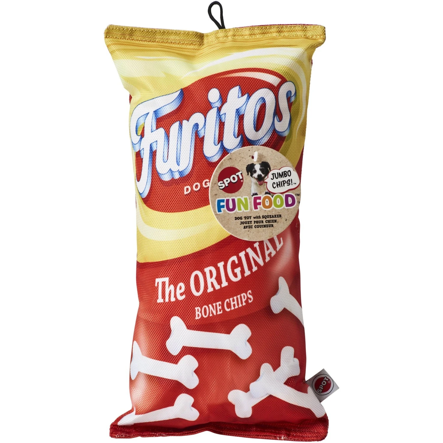 Ethical Pet Fun Food Furitos Chips Plush Squeaky Dog Toy, Assorted 3 Ethical Pet Fun Food Furitos Chips Plush Squeaky Dog Toy, Assorted