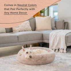 Best Friends By Sheri SnuggleSoft Faux Rabbit Fur Orthopedic Bolster Cat & Dog Bed -Dog Supplies Shop 738350 PT5. AC SS1800 V1670880361