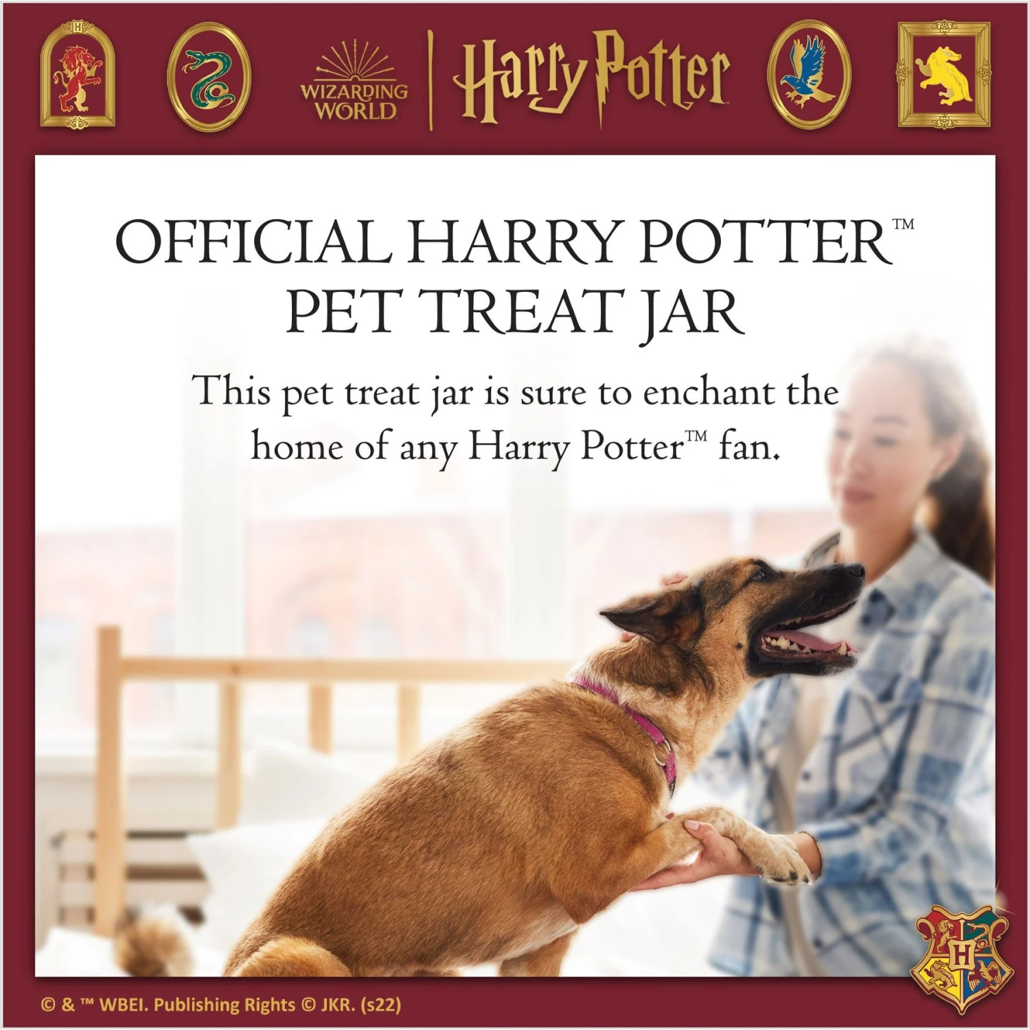 Fetch For Pets Harry Potter Hedwig Dog Treat Jar 5 Fetch For Pets Harry Potter Hedwig Dog Treat Jar - Image 3