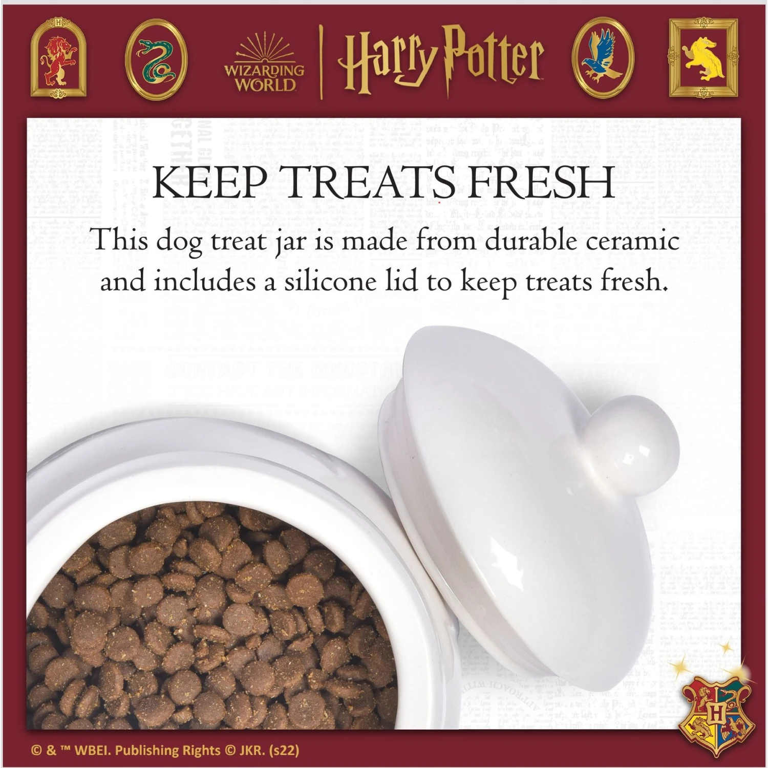 Fetch For Pets Harry Potter Hedwig Dog Treat Jar 7 Fetch For Pets Harry Potter Hedwig Dog Treat Jar - Image 5