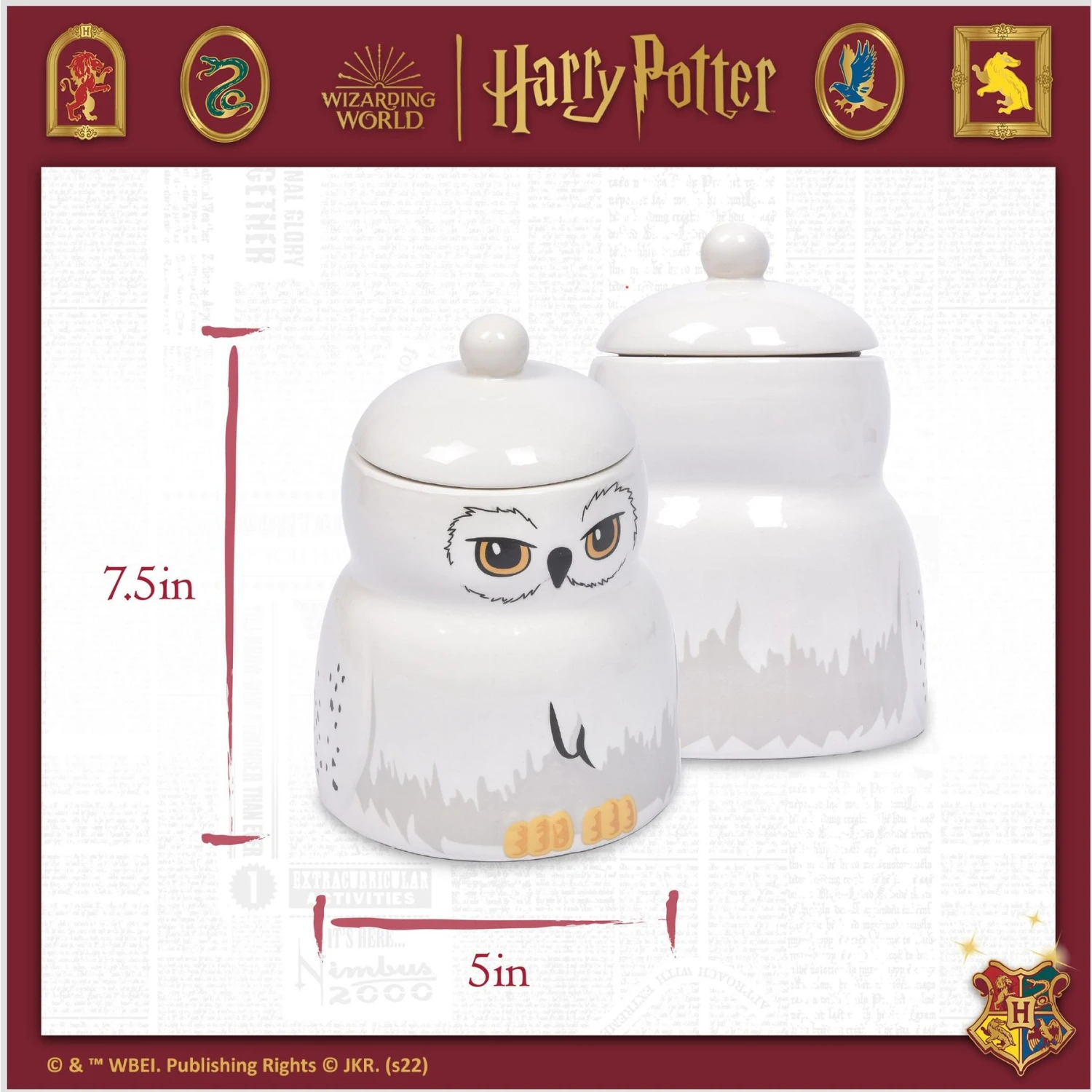 Fetch For Pets Harry Potter Hedwig Dog Treat Jar 8 Fetch For Pets Harry Potter Hedwig Dog Treat Jar - Image 6