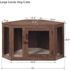 Unipaws Furniture Style Corner Dog Crate 13 Unipaws Furniture Style Corner Dog Crate -Dog Supplies Shop 739486 PT4. AC SS1800 V1672161749