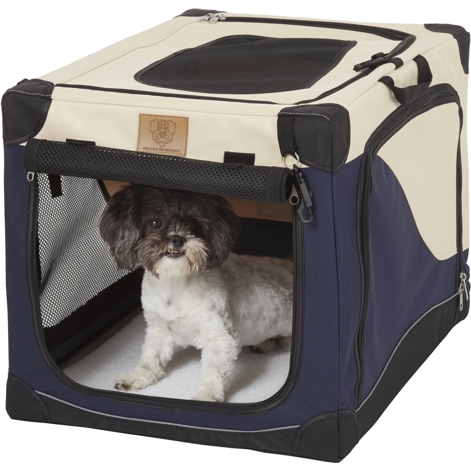 Precision Pet Products 4-Door Collapsible Soft-Sided Dog Crate 6 Precision Pet Products 4-Door Collapsible Soft-Sided Dog Crate - Image 4