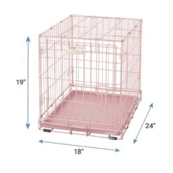 MidWest ICrate Single Door Collapsible Wire Dog Crate, Pink, 24 Inch 13 MidWest ICrate Single Door Collapsible Wire Dog Crate, Pink, 24 Inch -Dog Supplies Shop 74290 PT2. AC SS1800 V1566319915