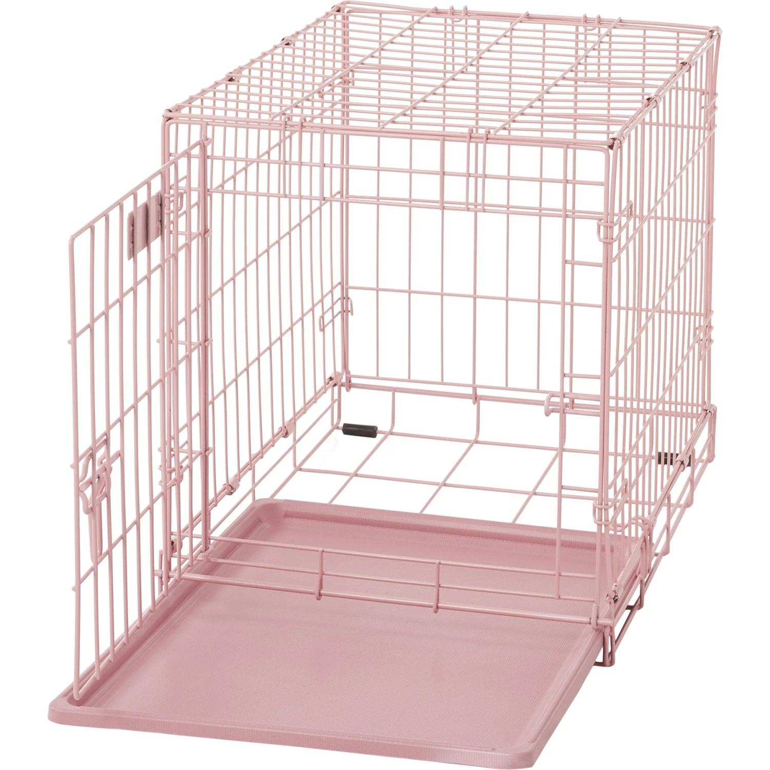 MidWest ICrate Single Door Collapsible Wire Dog Crate, Pink, 24 Inch 10 MidWest ICrate Single Door Collapsible Wire Dog Crate, Pink, 24 Inch - Image 8