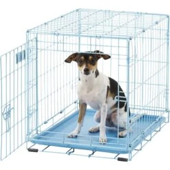 MidWest ICrate Single Door Collapsible Wire Dog Crate, Blue -Dog Supplies Shop 74292 PT3. AC SS1800 V1569015255