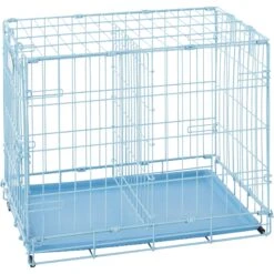 MidWest ICrate Single Door Collapsible Wire Dog Crate, Blue -Dog Supplies Shop 74292 PT8. AC SS1800 V1562173086