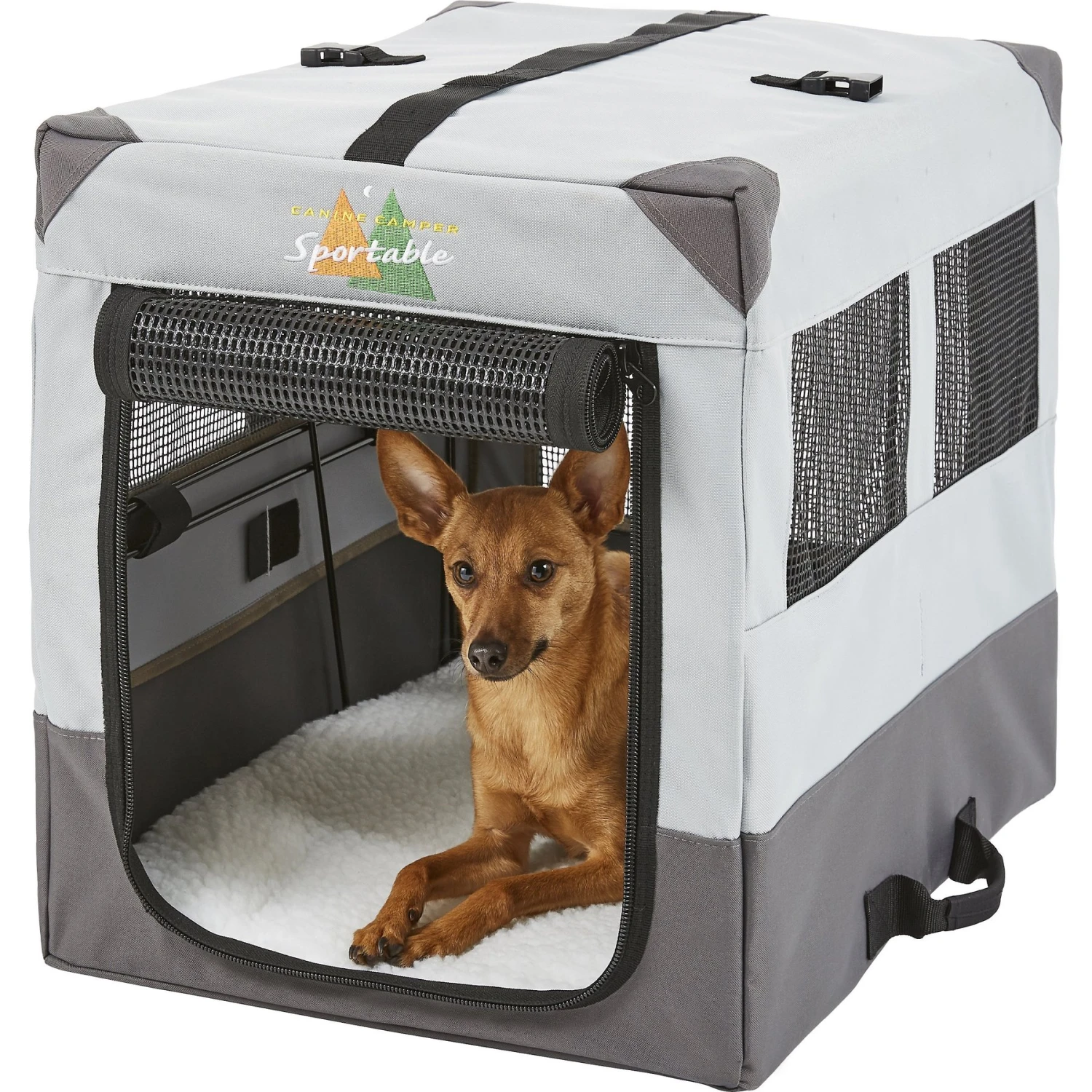 MidWest Canine Camper Single Door Collapsible Soft-Sided Dog Crate 6 MidWest Canine Camper Single Door Collapsible Soft-Sided Dog Crate - Image 4