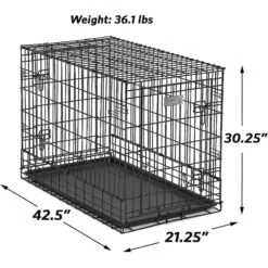 MidWest Solutions Series Side By Side Double Door Collapsible SUV Dog Crate -Dog Supplies Shop 74371 PT5. AC SS1800 V1562173644