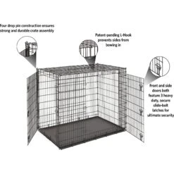 MidWest Solutions Series XX-Large Heavy Duty Double Door Wire Dog Crate, 54 Inch -Dog Supplies Shop 74373 PT5. AC SS1800 V1562173690