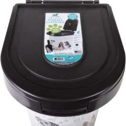 Pounce + Fetch Air Tight Cat & Dog Food Storage Container On Wheels With Scoop & Lock Cover, White, 33-lit 9 Pounce + Fetch Air Tight Cat & Dog Food Storage Container On Wheels With Scoop & Lock Cover, White, 33-lit -Dog Supplies Shop 763982 PT3. AC SS1800 V1676751055
