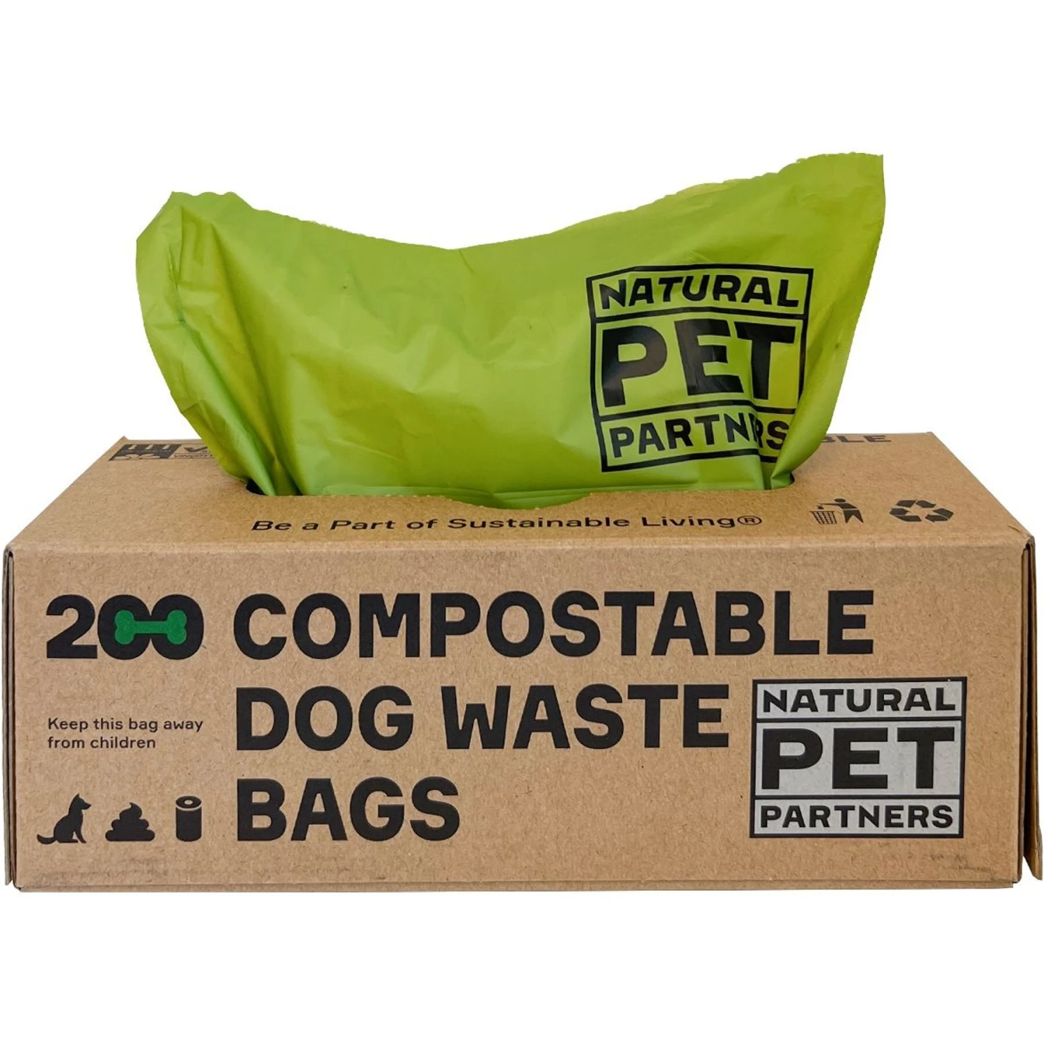 Natural Pet Partners Commercial Compostable Bulk Roll Dog Waste Bags, 10 Rolls, 2000 Count 4 Natural Pet Partners Commercial Compostable Bulk Roll Dog Waste Bags, 10 Rolls, 2000 Count - Image 2