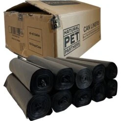 Natural Pet Partners 45-gallon Can Liners USDA Certified Bio-based Dog Waste Bags, 100 Count
