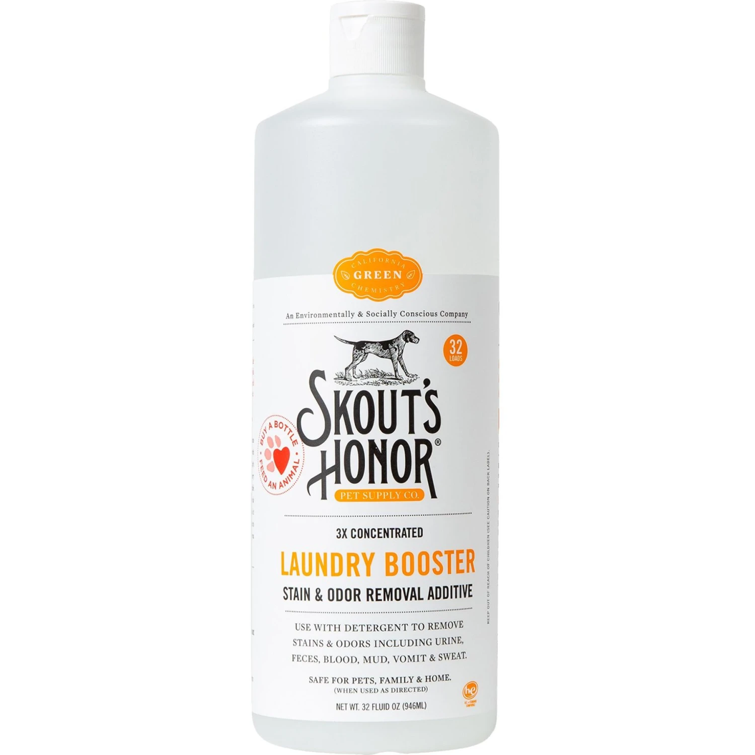 Skout's Honor Laundry Booster Stain & Odor Removal Additive, 32-oz Bottle & Frisco Washable Female Diaper 4 Skout's Honor Laundry Booster Stain & Odor Removal Additive, 32-oz Bottle & Frisco Washable Female Diaper - Image 2