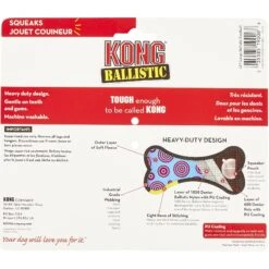 KONG Ballistic Football Dog Toy, Color Varies 11 KONG Ballistic Football Dog Toy, Color Varies -Dog Supplies Shop 77551 PT4. AC SS1800 V1603164985