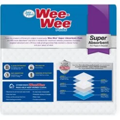 Four Paws Wee-Wee Super Absorbent Dog Pads -Dog Supplies Shop 77976 PT8. AC SS1800 V1685647748