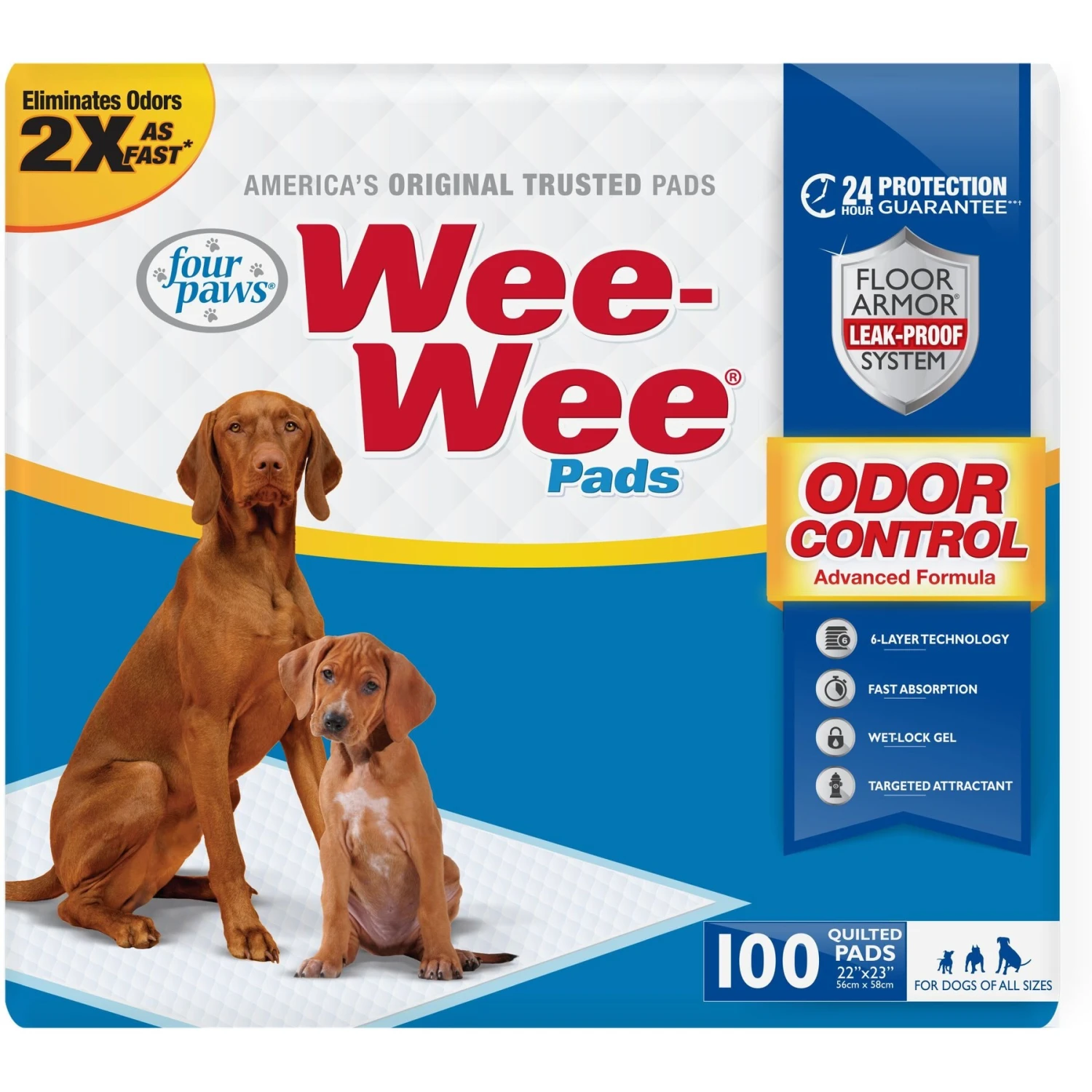 Wee-Wee Odor Control Dog Pee Pads 3 Wee-Wee Odor Control Dog Pee Pads