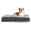 K&H Pet Products Feather-Top Orthopedic Pillow Dog Bed, Charcoal -Dog Supplies Shop 78519 MAIN. AC SS1800 V1637627247